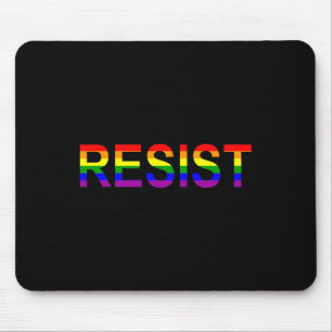 Weersta Rainbow Queer Anti Trump politieke nieuwig Muismat