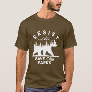 Weersta Save Our Parks Alt Us National Parks Beer T-shirt
