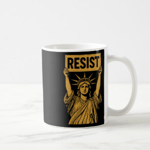 Weersta Statue Of Liberty Opstandige Protest Tegen Koffiemok