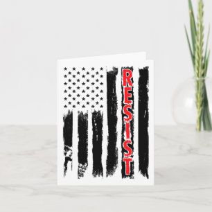 Weersta Trump-T - shirts - American Flag Resistanc Kaart