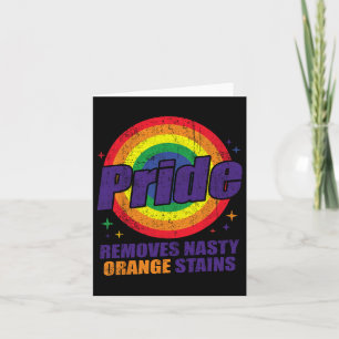 Weersta Trump Verwijder Nasty Oranje Vlekken LGBTQ Kaart