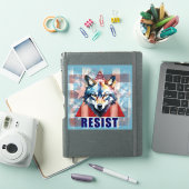 Weersta Wolf Politiek  Sticker (iPad Cover)