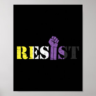 Weerstaan aan het protest tegen de opgeworpen LHBT Poster