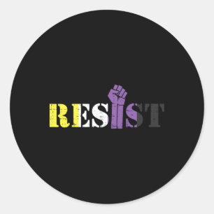 Weerstaan aan het protest tegen de opgeworpen LHBT Ronde Sticker