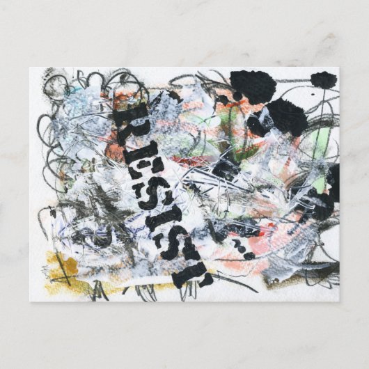 weerstaan briefkaart (Voorkant)