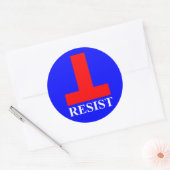 weerstaan ronde sticker (Envelop)