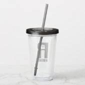 Weerstand Acryl Drinkbeker (Achterkant)