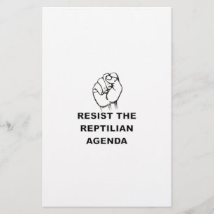 weerstand bieden aan de Reptiliaanse agenda