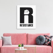 Weerstand Canvas Afdruk (Insitu (Woonkamer))
