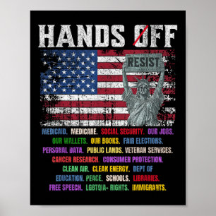 Weerstand tegen het Amerikaanse Vrijheidsbeeld Han Poster