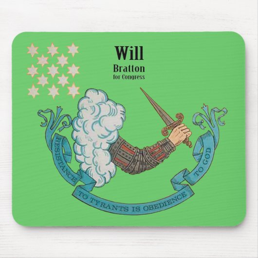 Weerstand tegen Tyrants Obey God, Will Bratton Muismat (Voorkant)