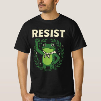 Weerstands Kikker Portland Kikker Protest voor Man T-shirt
