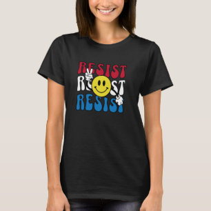 Weerstandsstatement-shirt Politiek Retro Jaren 70- T-shirt