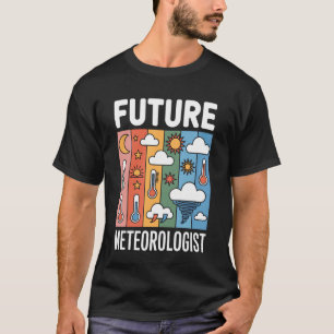 Weerstudent Toekomstige Meteoroloog Klimaat Waarne T-shirt