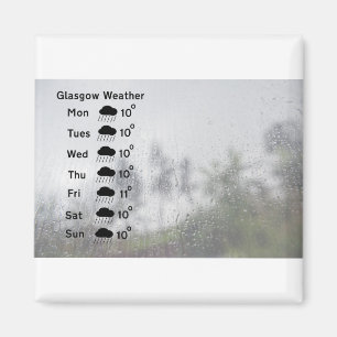 Weersvoorspelling voor Glasgow - regen Magneet