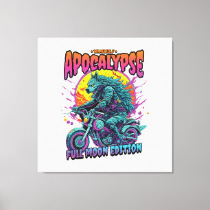 Weerwolf apocalyps canvas afdruk