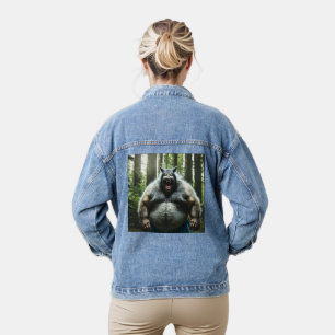 Weerwolf Ate Whole Village vrouwen denim jas Jacket