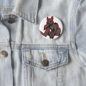 weerwolf badge ronde button 5,7 cm (In situ)