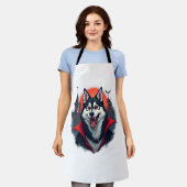 Weerwolf Beagle Howl Schort (Gedragen)