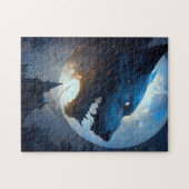 Weerwolf Dark Fantasy Horror Legpuzzel (Horizontaal)