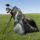 Weerwolf die het hele dorp golf handdoek at (Groen)