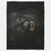 WEERWOLF FLEECE DEKEN (Voorkant)