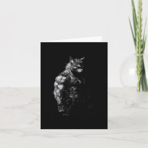 Weerwolf Gym Workout Fitness Bodybuilding Gewicht Kaart