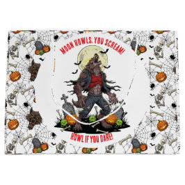 🐺 Weerwolf Halloween Gift Bag 🎃💀 Groot Cadeauzakje
