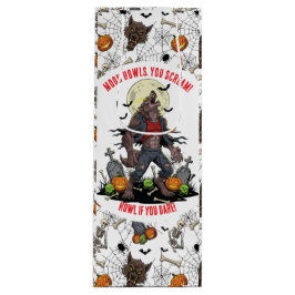 🐺 Weerwolf Halloween Gift Bag 🎃💀 Wijn Cadeautas