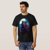 Weerwolf Halloween Horror T-shirt (Voorkant volledig)