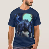 Weerwolf in maanlicht t-shirt (Voorkant)