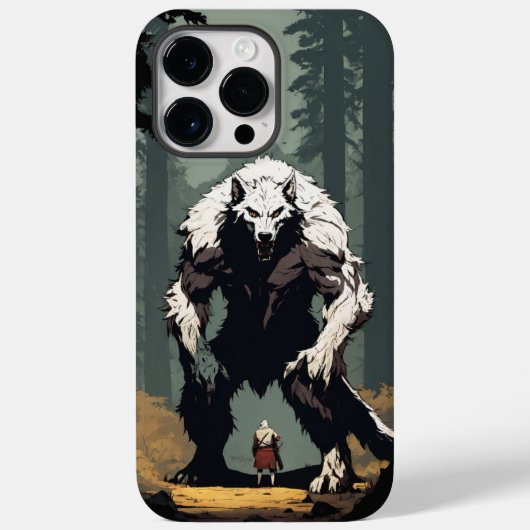 Weerwolf iphone case (Achterkant)