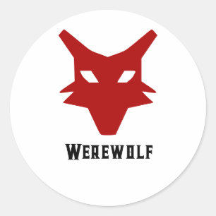 Weerwolf Laptop Sticker