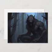Weerwolf Lycan Briefkaart (Voorkant / Achterkant)