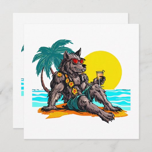 weerwolf op vakantie (Voorkant / Achterkant)