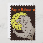 Weerwolf op volle maan kaart (Voorkant)