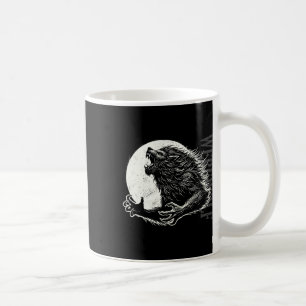 Weerwolf Volle Maan Creepy Monster Halloween Folkl Koffiemok