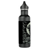  weerwolf voor de volle maan waterfles  (Links)