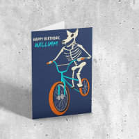 Weerwolfskelet op een BMX-fiets Jongens Verjaardag