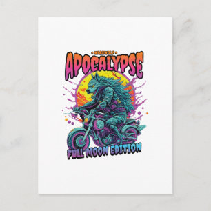 Weerwolven apocalyps briefkaart