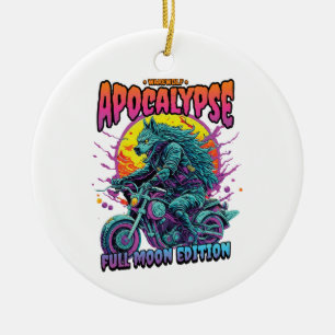 Weerwolven apocalyps keramisch ornament