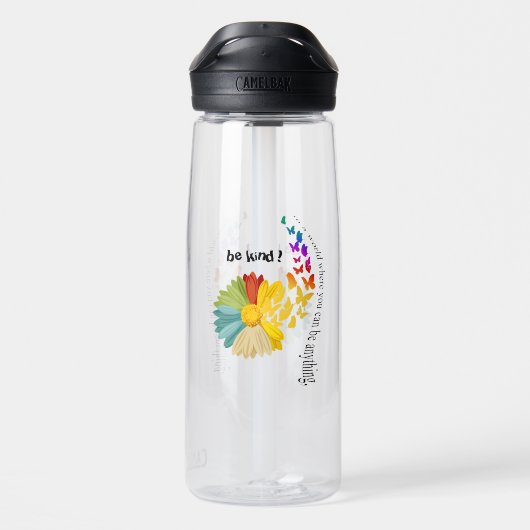 Wees aardig | 25oz waterfles (Achterkant)