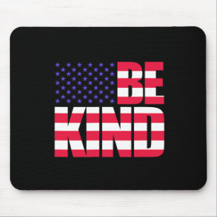 Wees aardig 4 juli VS-vlag Amerika Amerikaans Muismat