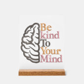 Wees aardig acryl bord (Voorkant)