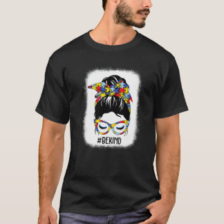 Wees Aardig Autisme Bewustzijn Maand Gebleekte Rom T-shirt