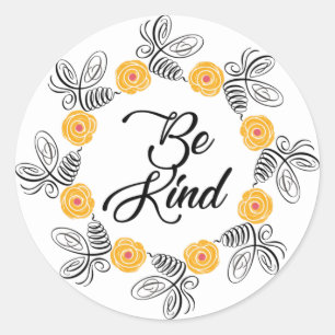 Wees aardig Bumblebee Sticker
