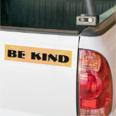 Wees aardig bumpersticker (Op Truck)