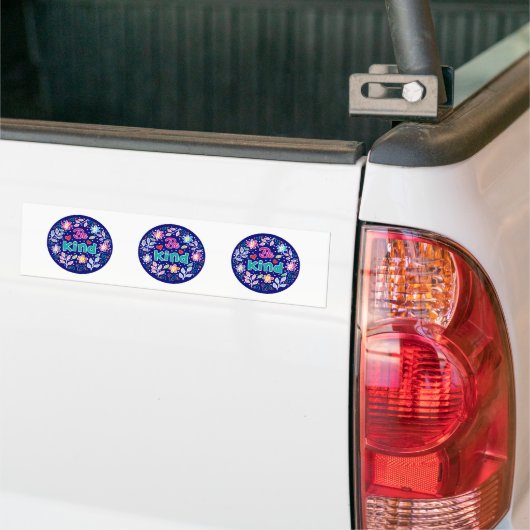 Wees aardig bumpersticker (Op Truck)