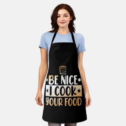 Wees aardig dat ik je eetkeuken koken. schort (Gedragen)