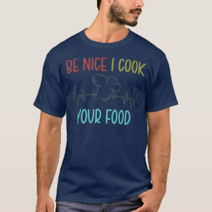 Wees aardig dat ik je voedsel schimmeltje kooki t-shirt